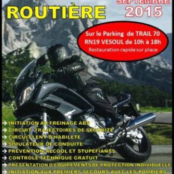 Journée sécurité moto du 19 septembre 2015